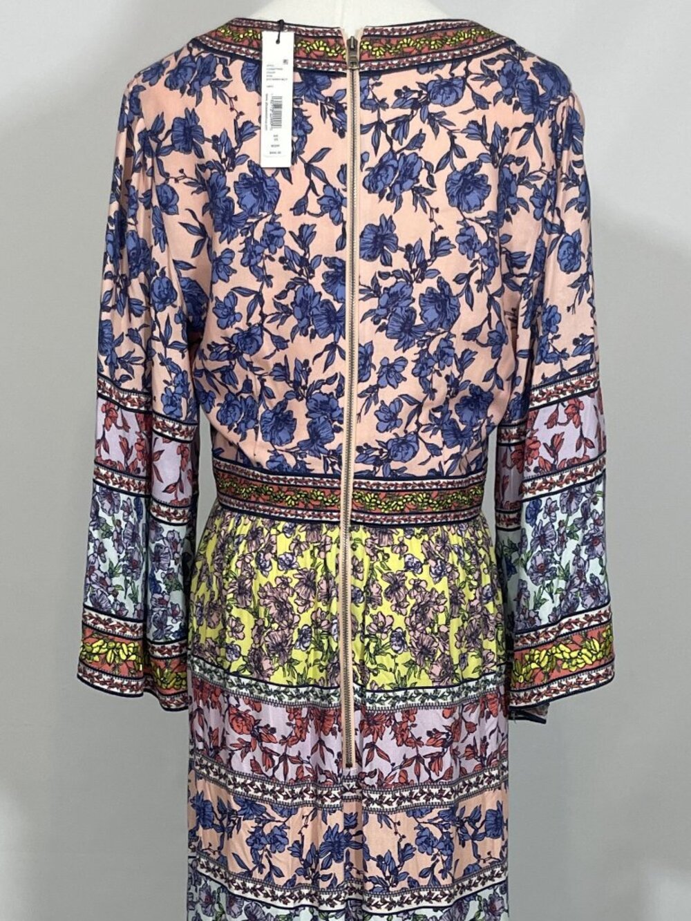 NWT Alice + Olivia Lena Floral Maxi Dress Size 10 - Picture 4 of 6